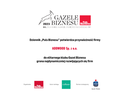 Gazele Biznesu Addwood Sp. z o.o
